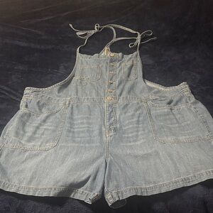 Light Blue Denim Overalls